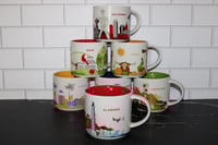 Image 6 of Starbucks Alabama You Are Here Mug 14oz Ceramic Coffee Cup YAH Collection EUC