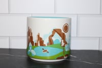 Image 3 of Starbucks Utah You Are Here Mug 14oz Coffee Cup State Map Desert Design EUC