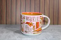 Image 1 of Starbucks Waikiki Hawaii Been There Series Mug – Diamond Head Coffee Cup 14oz EUC