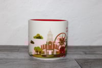 Image 2 of Starbucks You Are Here California Adventure Park Mug 14oz Red Interior EUC
