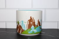 Image 4 of Starbucks Utah You Are Here Mug 14oz Coffee Cup State Map Desert Design EUC