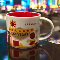 Image 8 of Starbucks Las Vegas Mug: You Are Here Series, Red Interior, 14oz