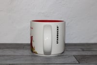 Image 4 of Starbucks You Are Here California Adventure Park Mug 14oz Red Interior EUC