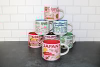Image 7 of Starbucks Japan Been There Series Mug 14oz Coffee Cup Sakura Mt Fuji EUC