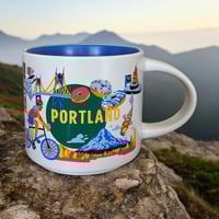 Image 8 of Starbucks PORTLAND Oregon Discovery Series 14 Oz Coffee Mug