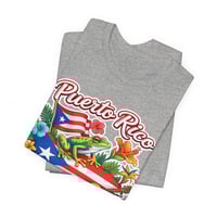 Image 6 of Puerto Rico Graphic Tee – Tropical Flag, Coquí & Guitar Island Pride T-Shirt