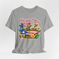 Image 7 of Puerto Rico Graphic Tee – Tropical Flag, Coquí & Guitar Island Pride T-Shirt