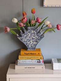 Image 1 of PRE  ORDER Large tulipiere vase song bird blossom deign