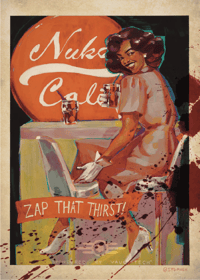 Image 2 of FALLOUT postcards (2 designs)