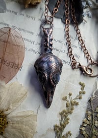 Image 2 of Quail Skull Pendant