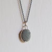 Image 1 of lucky pebble #1 (grey oval)
