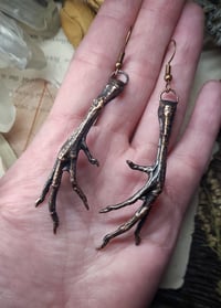 Image 3 of Quail Feet Earrings