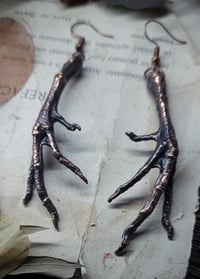 Image 2 of Quail Feet Earrings