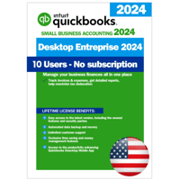 QuickBooks Enterprise-Level Accounting Software 2024 – Digital License – One-Time Purchase