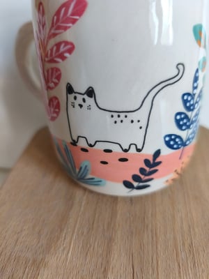 Image of  tasse anse chat