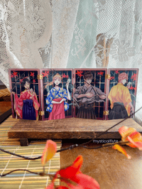 Image 1 of [IN-STOCK] Chihayafuru 4-Panel Folding Screen Stand