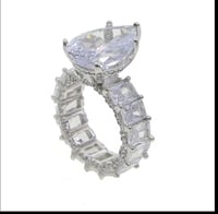 Image 2 of Sweetheart Teardrop Eternity Ring