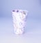 Image of Large Jug - Pastel Herringbone Pattern 