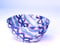 Image of Large Bowl - Purple Plait Pattern