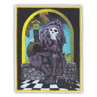 Purple Jester Rectangle Patch
