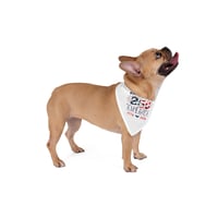 Image 3 of Pet Bandana - "Happy Birthday 250 America 1776–2026" Patriotic 4th of July Dog Bandana