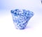 Image of Organic Bowl - Green Swirls Pattern