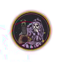 Round Jester Patch - Purple