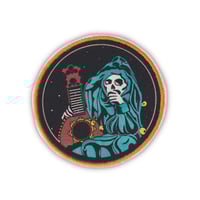 Round Jester Patch - Teal