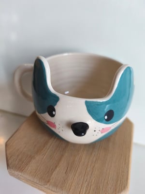 Image of   Tasse chat bleu 