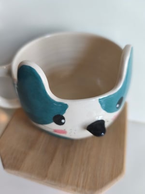 Image of   Tasse chat bleu 