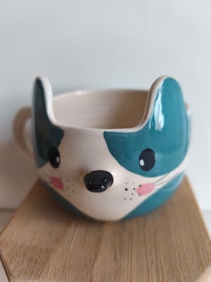 Image of   Tasse chat bleu 