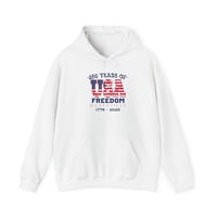 Image 1 of USA Freedom 250th Anniversary Hoodie – Patriotic 1776–2026 Celebration Sweatshirt OPTION B