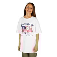 Image 3 of Kids USA Freedom T‑Shirt — 250 Years of USA (1776–2026) OPTION A