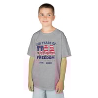 Image 4 of Kids USA Freedom T‑Shirt — 250 Years of USA (1776–2026) OPTION B