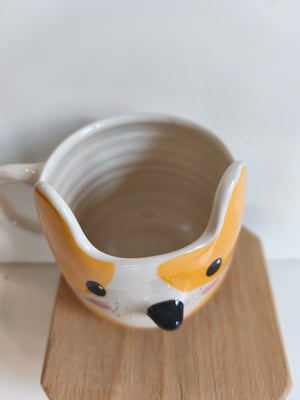 Image of  Tasse haute chat jaune