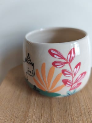 Image of Petite  tasse ronde chat