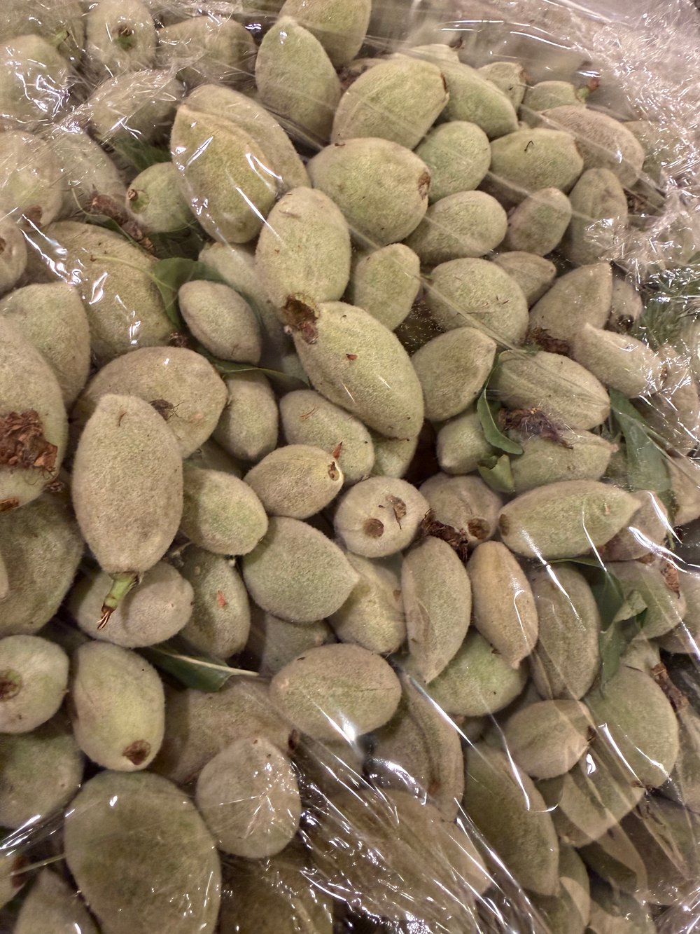 Pickled Green Almonds