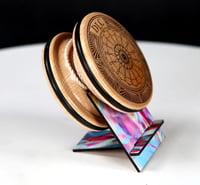 Image 4 of 1st in the Art Deco Maple yo-yo series, #2026-064