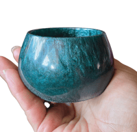 Image 3 of Mushroom Jar - Dark green moss with mushroomss 