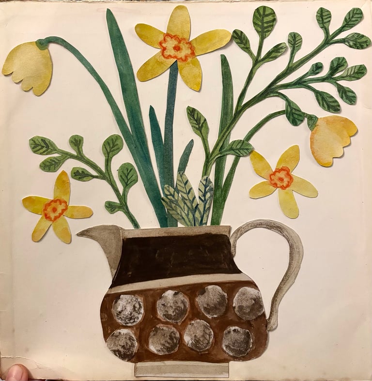 Daffodils in Ben Nicholson Jug
