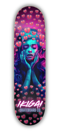 MOURNING graphic skateboard deck