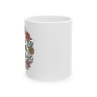 Image 2 of Best Mom Ever Floral Wreath Mug | Ceramic Coffee Cup