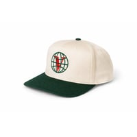 Image 1 of V-Snapbacks Forrest Green/Red 