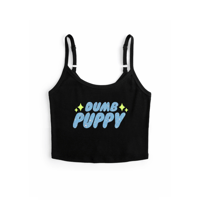 Image 1 of DUMB PUPPY SPAGHETTI STRAP TOP