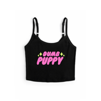 Image 2 of DUMB PUPPY SPAGHETTI STRAP TOP