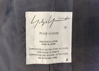 Image 4 of Yohji Yamamoto Pour Homme gabardine blazer, size 2