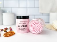Image 1 of Bergamot & Rosebud Whipped Soap and Creamy Foaming Sugar Scrub | Bye Felicia