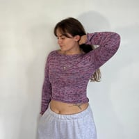 Image 1 of Purple Greyhound Long Sleeve