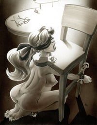 "Share a Chair with Millie" Original Art