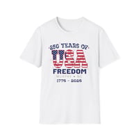 Image 1 of "MURPHY NC" USA Freedom T-Shirt — 250 Years of USA (1776–2026) OPTION B